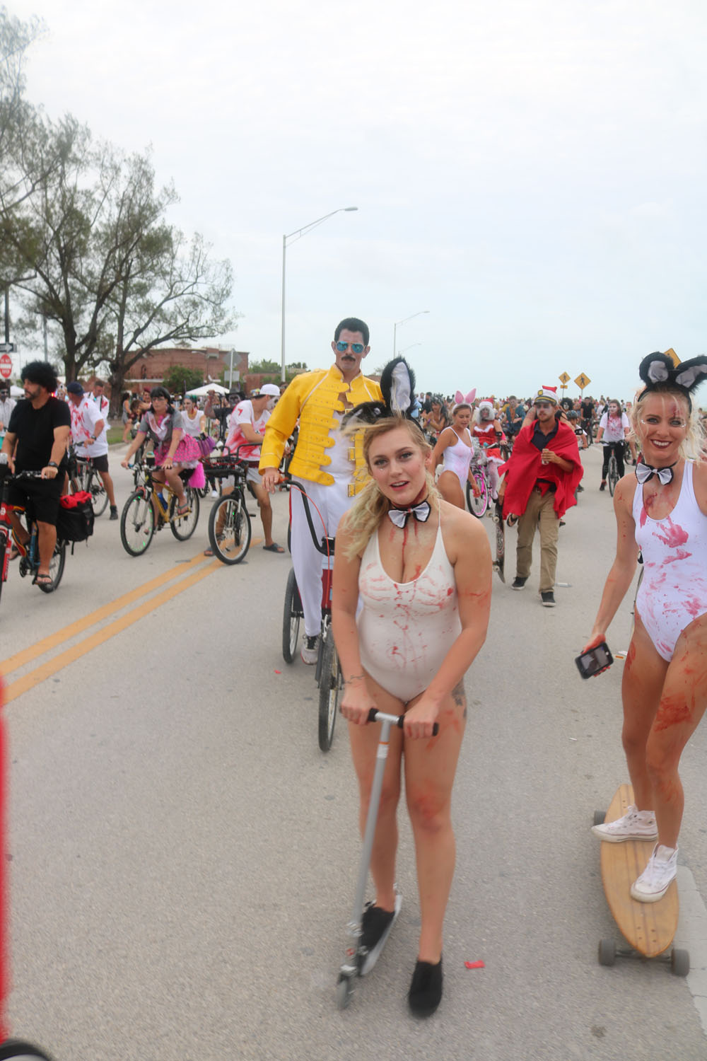 Zombie Bike Ride 2017 photo - Duval Street, Key West